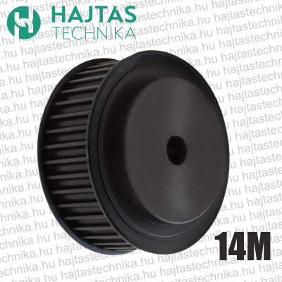Előfúrt HTD-14M szíjtárcsa 0