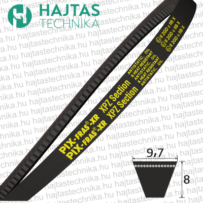 10x8 (XPZ) fogazott tűzbiztos 0