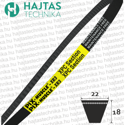 22x18 (XPC MUSCLE) erősített fogazott 0