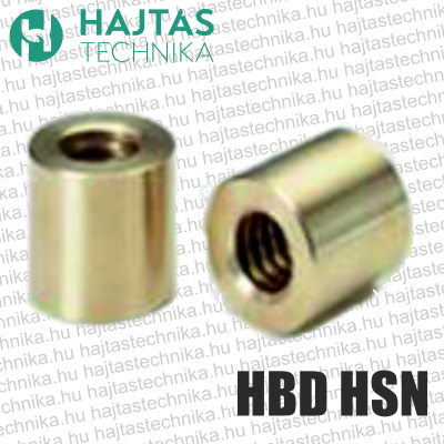 Bronz hengeres anya gépi mozgatásra 0