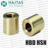 Bronz hengeres anya gépi mozgatásra